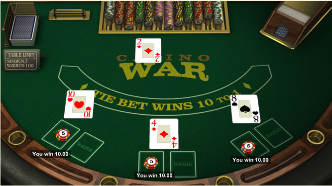 casino near me with war table games